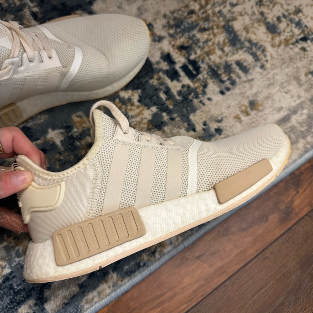 Adidas NMD R1 Cream Sneakers